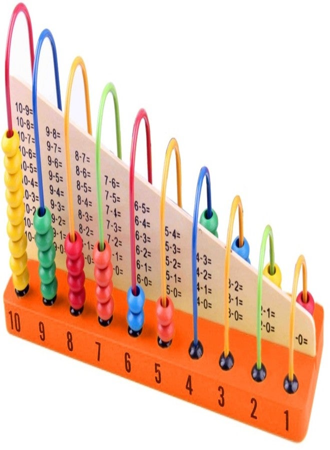 Abaj 10-Grade Multicolor Wooden Counting Abacus Frame for Kids Ages 3+ Years - Image 3